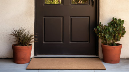 rustic blank door matの素材