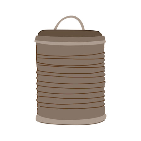 decomposition compost bin cartoon vector illustrationのイラスト素材
