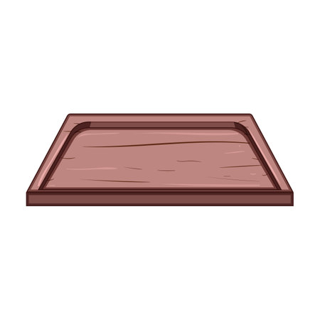 knife wooden cutting board cartoon vector illustrationのイラスト素材