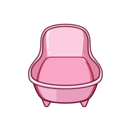 toys bathtub baby cartoon vector illustrationのイラスト素材