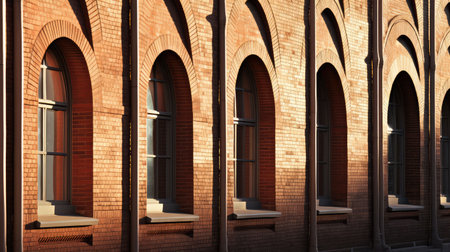 shadows brick wall sideの素材