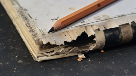 close book pencilの素材