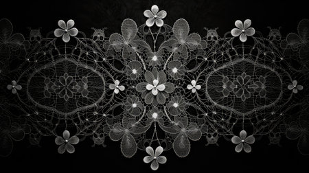 intricate black square backgroundの素材