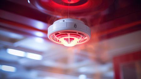 alarm fire detectionの素材