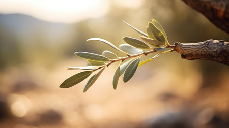 green olive leafの素材