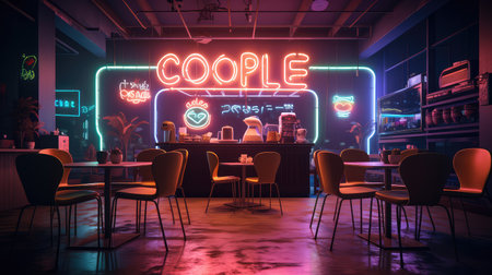 cozy neon coffeeの素材