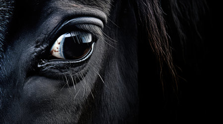 details horse blackの素材