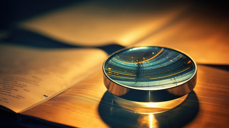 close magnifying glass paperの素材