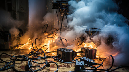 smoke extension cord fireの素材