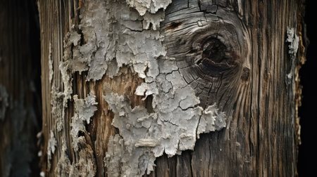 vintage old wood postの素材