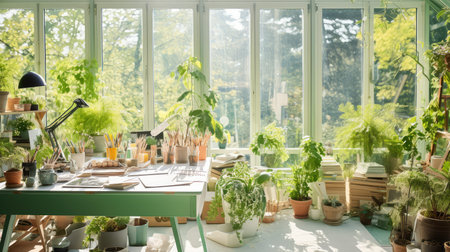 notebooks green tableの素材