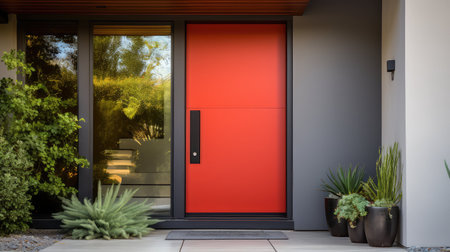 design front door with glassの素材