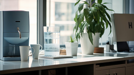 sleek office waterの素材