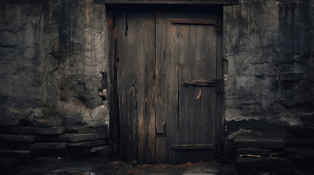 paint old dark woodの素材