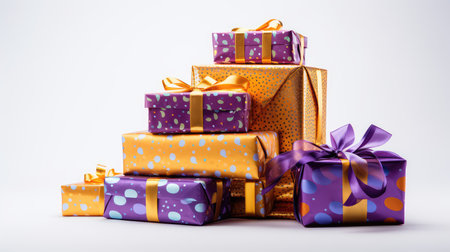 gold gift packagesの素材