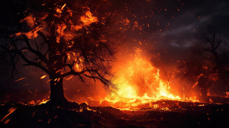 night fire blastの素材