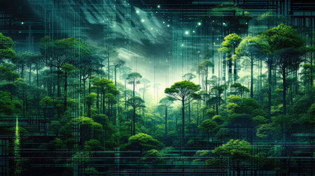 plants green digitalの素材