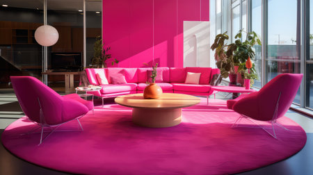 rug hot pink officeの素材