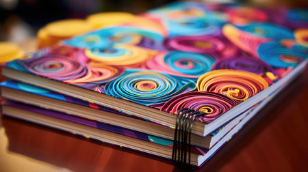 journal spiral bound booksの素材