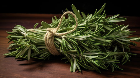 fragrant rosemary leafの素材