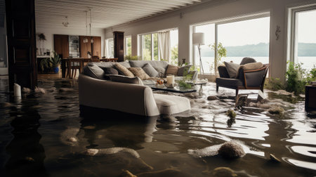 cleanup water damage in homeの素材