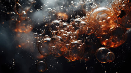 chaotic texture bubblesの素材