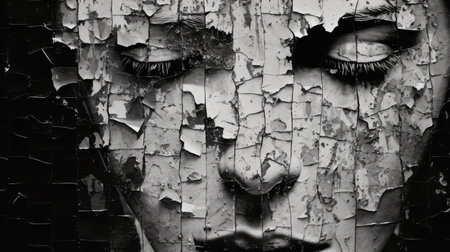 black street poster textureの素材