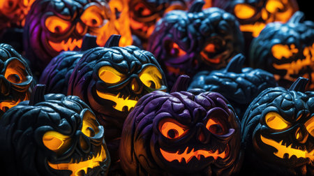 spooky rainbow color backgroundの素材