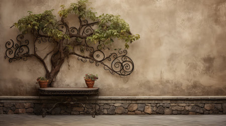 wrought tuscan wallの素材