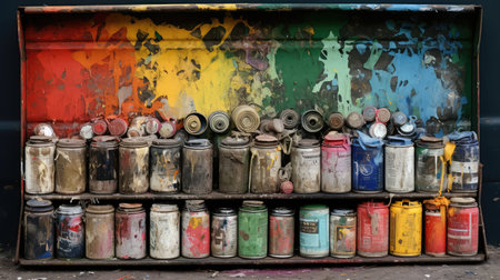 aerosol spray paint boxの素材