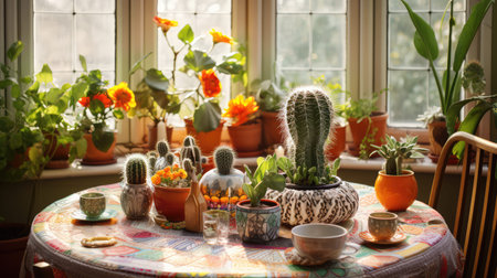 cacti table plantsの素材