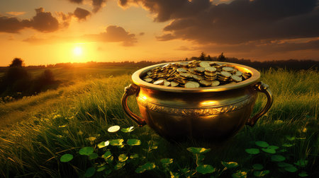 sun pot goldの素材