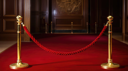 barrier red velvet ropeの素材