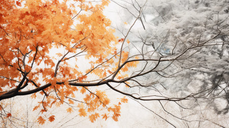 fall seasonal leavesの素材