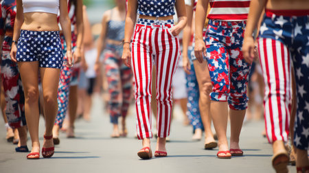 independence patriotic textureの素材