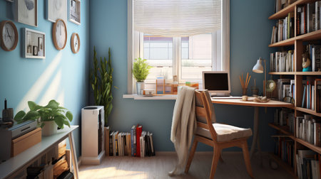 compact small home officeの素材