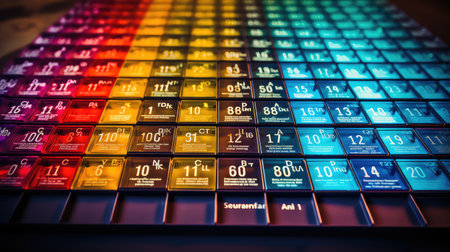 atoms periodic table elementsの素材