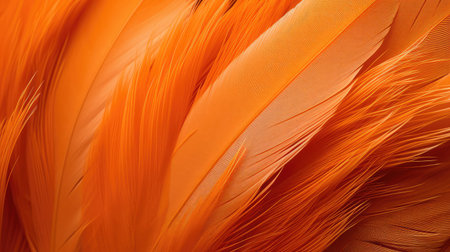 prey orange feathersの素材