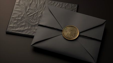 envelope black t-shirt isolatedの素材