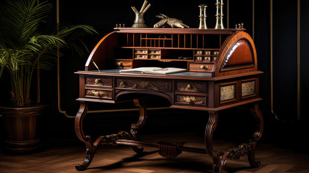 roll wood deskの素材