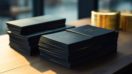 elegance black gold business cardの素材