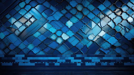 elegance blue patternsの素材