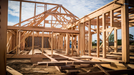 work wood house frameの素材