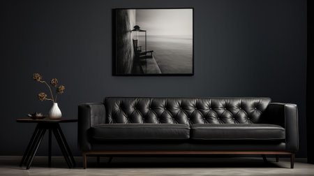 leather black menuの素材