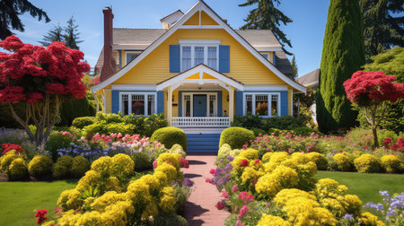 trim yellow houseの素材