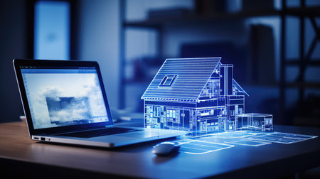 friendly blueprints houseの素材