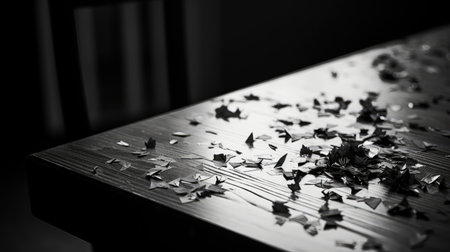 photo black confettiの素材