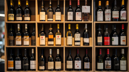 supermarket wine in boxの素材