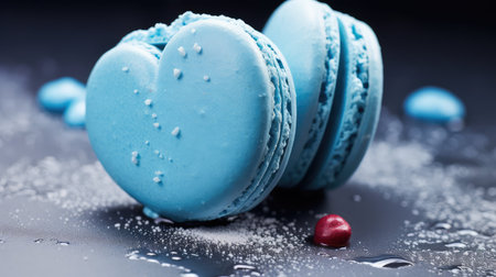 hemacaron happy valentines day blueの素材