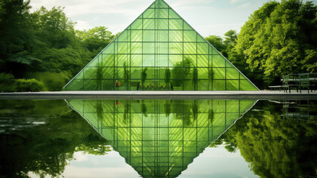 glass green geometryの素材